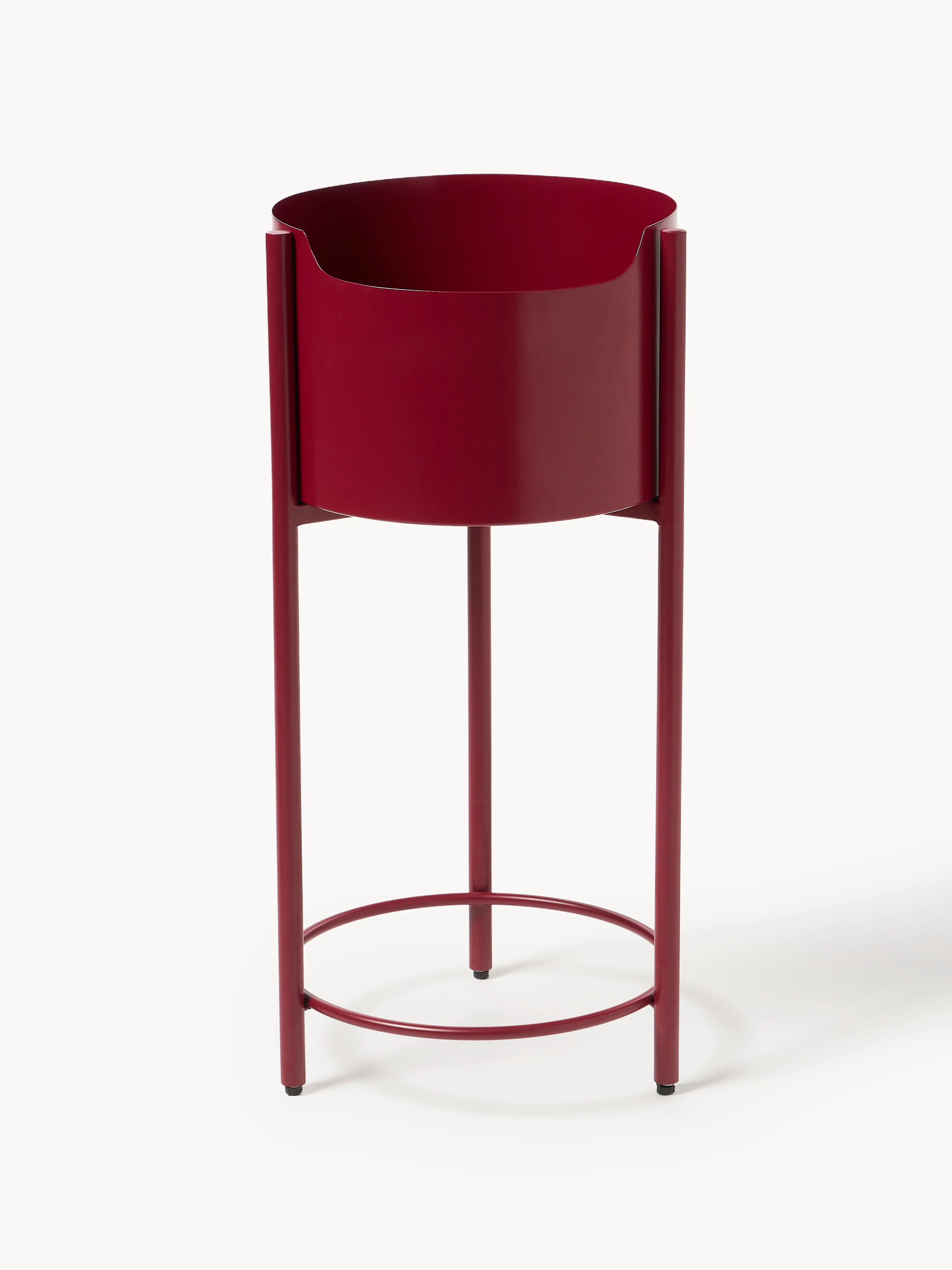 Metalen plantenbak Taru, H 65 cm