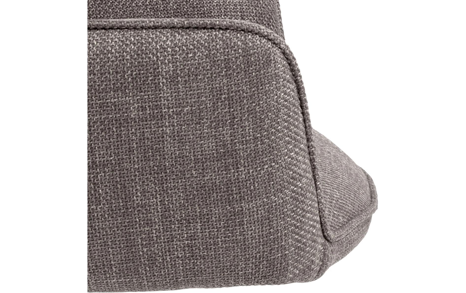 Stuhl Glenda, 2 Stück, Hellgrau/Braun<br>Moderne Esszimmerstühle mit Armlehnen