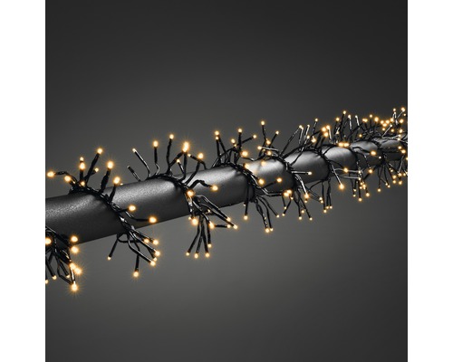 Konstsmide Micro LED cluster lichtketting met 960 LED's, amberkleurige lichtkleur, inclusief kleurverandering en timerfunctie