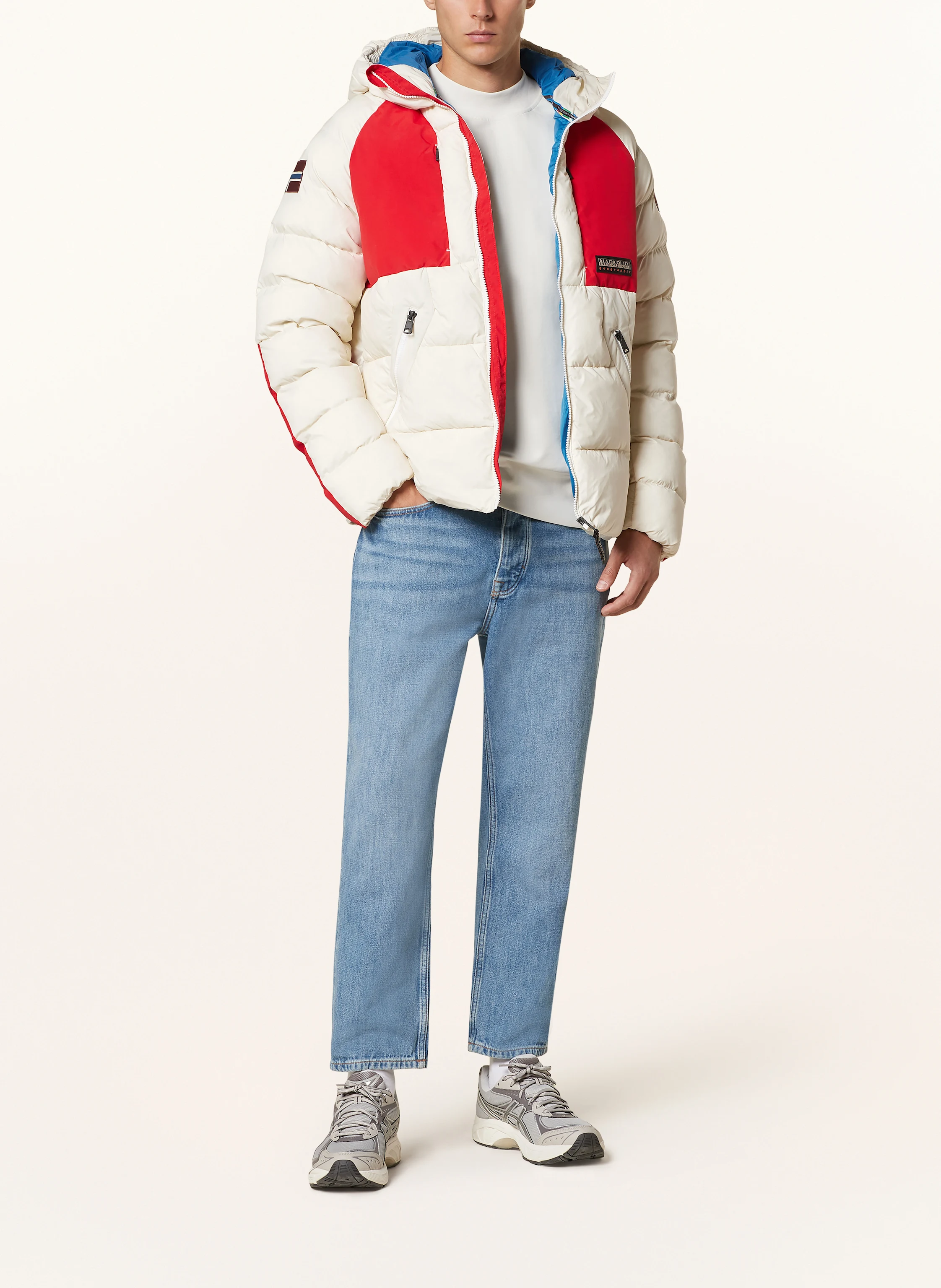 NAPAPIJRI Steppjacke A-MOESA im Materialmix