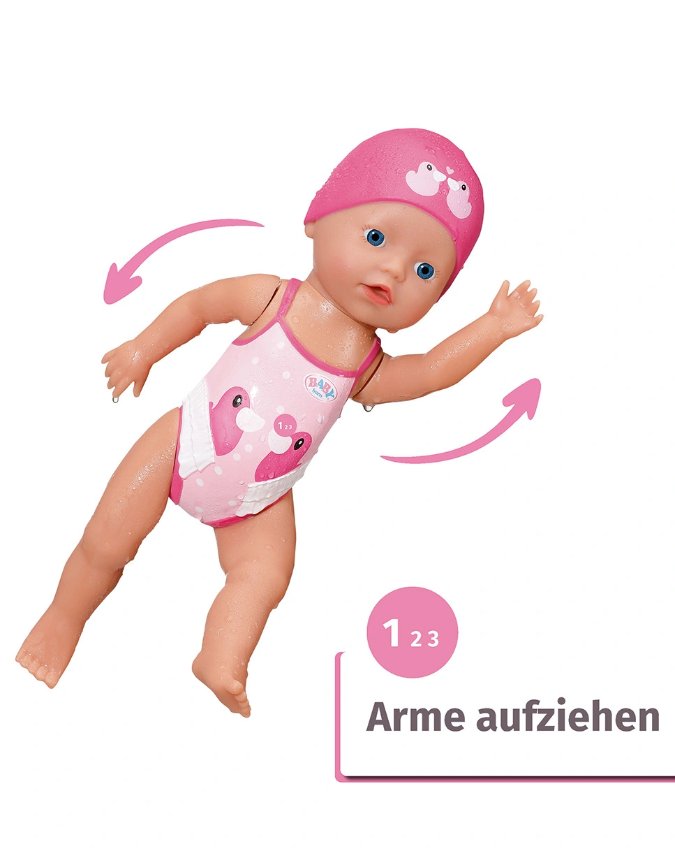 BABY born® Puppe MY FIRST SWIM GIRL (30cm)