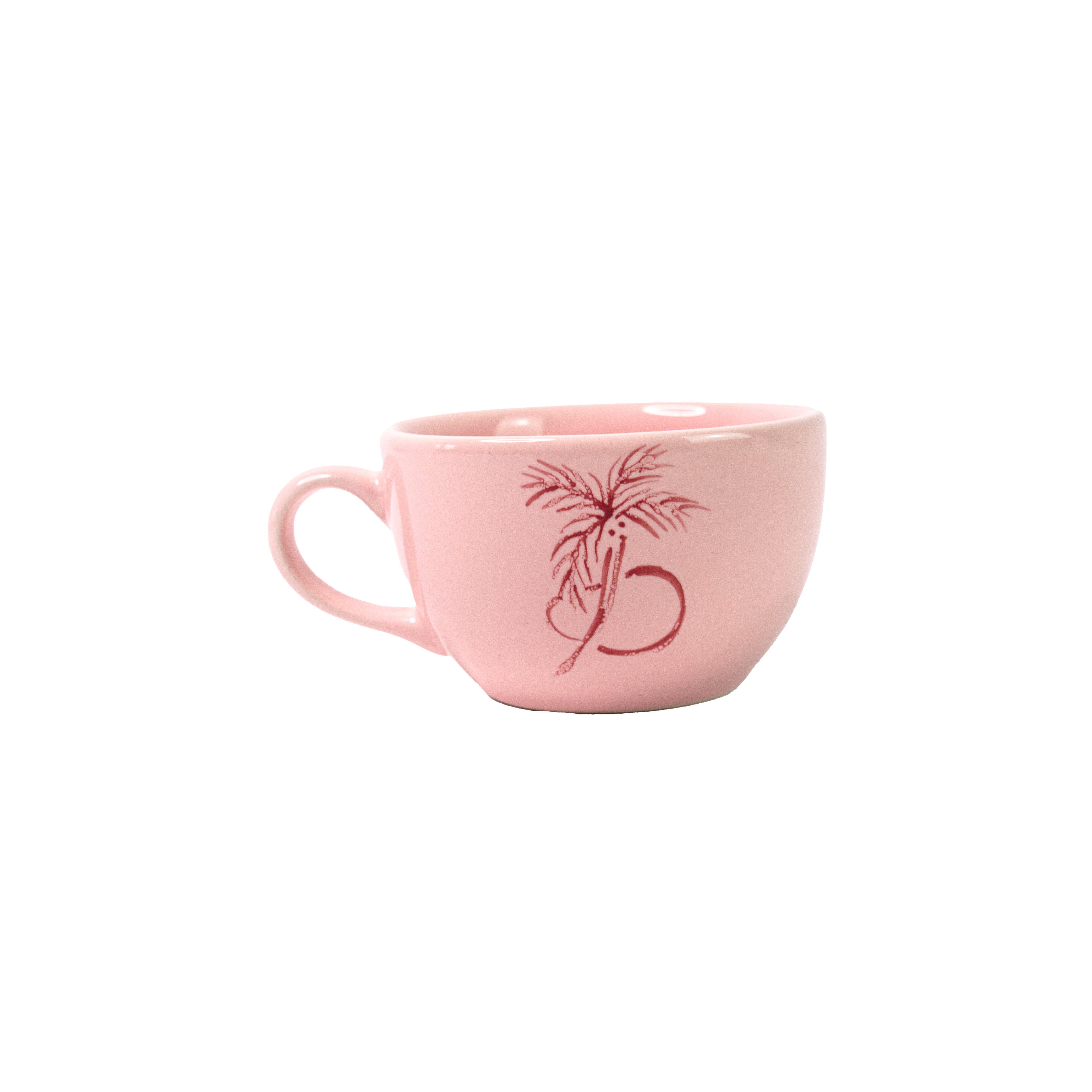 Tasse et assiette à thé en céramique « Trazos Sicilia Black » (lot de 4)
