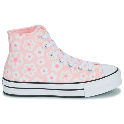 Converse - CHUCK TAYLOR ALL STAR EVA LIFT - Rose / Blanc