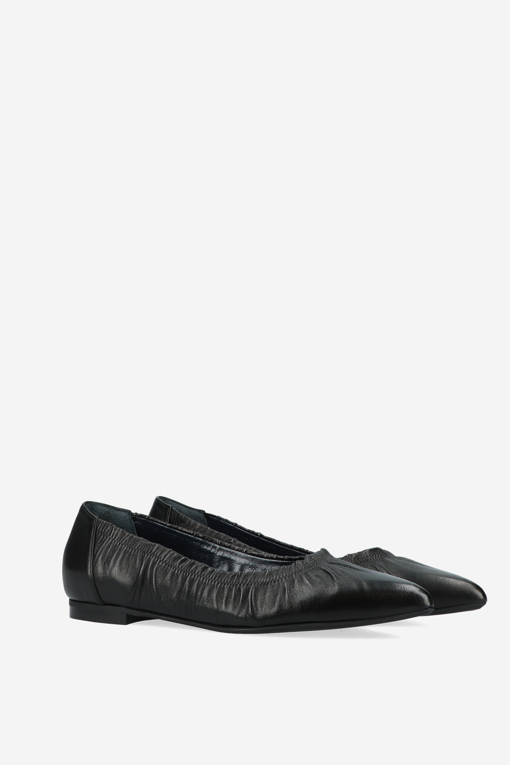 Dive leather ballerinas
