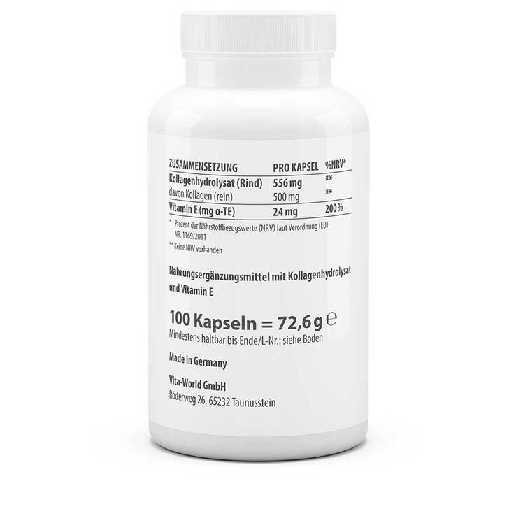 Kollagenhydrolysat 500 mg Kapseln, 100 St
