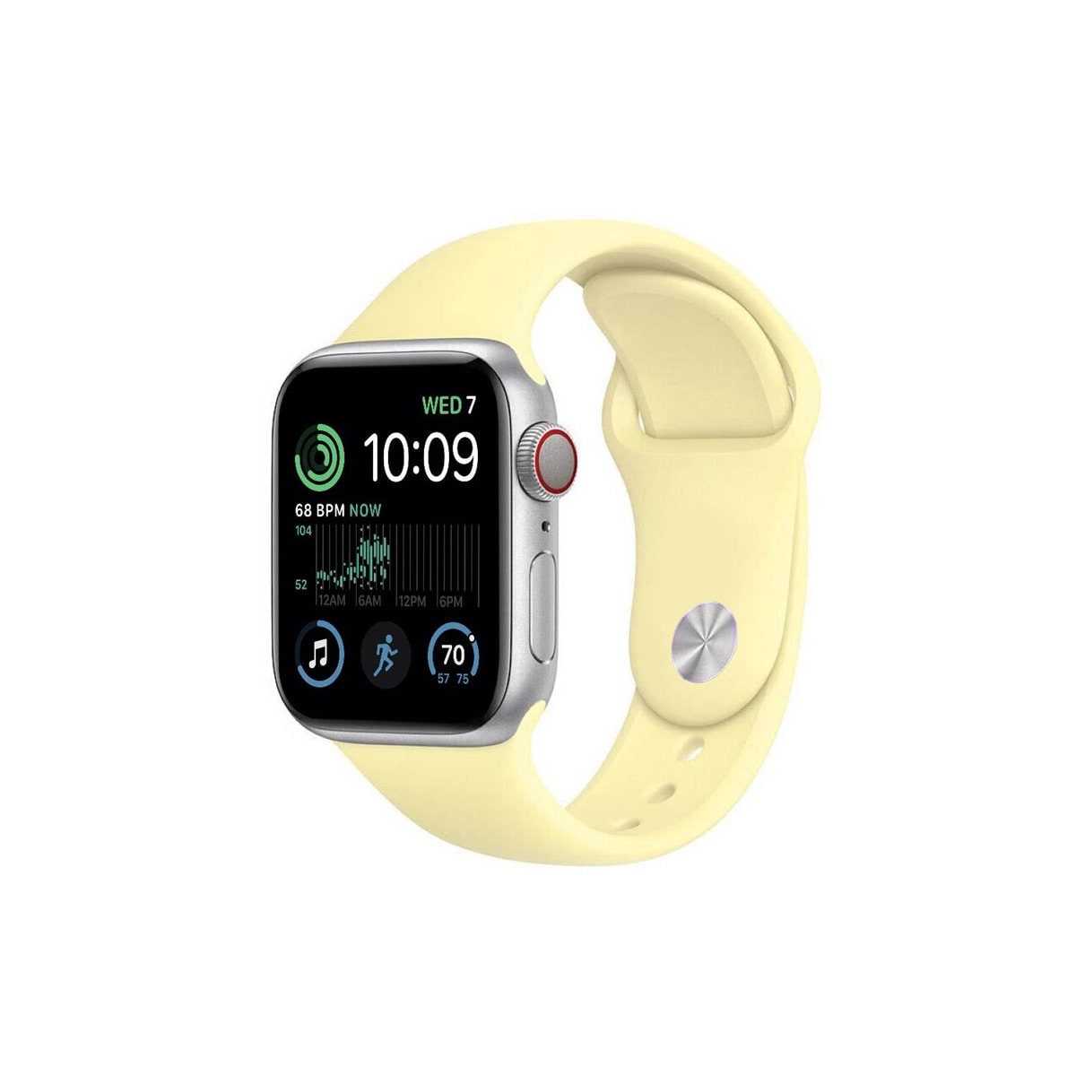 Sport Reim Apple Watch SE 2022 (44mm) - Light yellow
