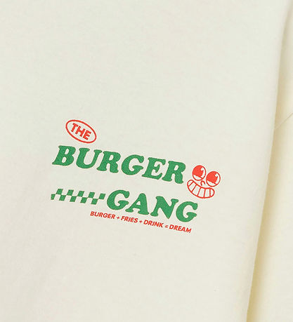 Name It T-Shirt - NkmOveryn - Cloud Dancer/Burger