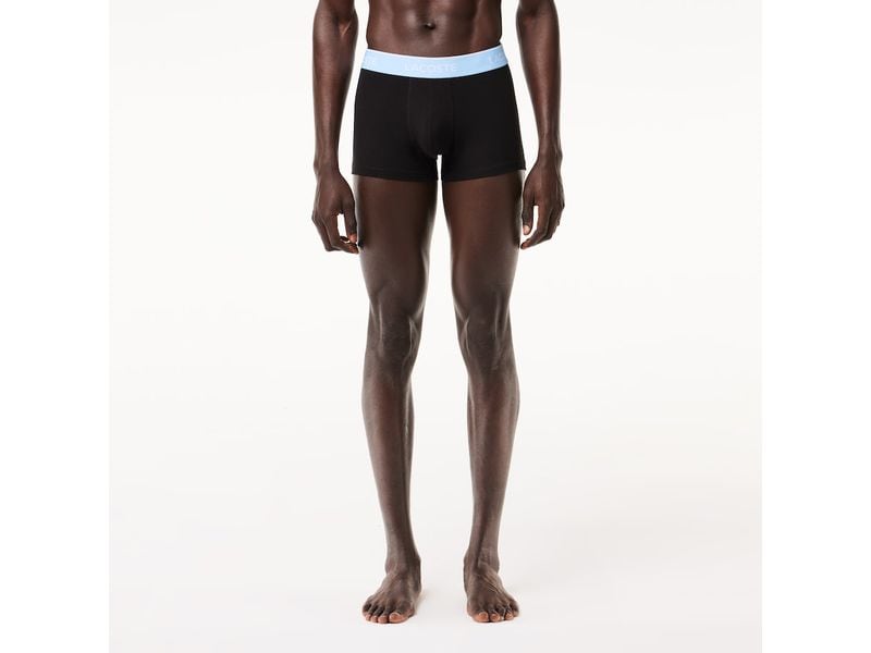 Lacoste Boxershort 3er Pack Dunkelblau/Schwarz, S Unterhosen für Männer