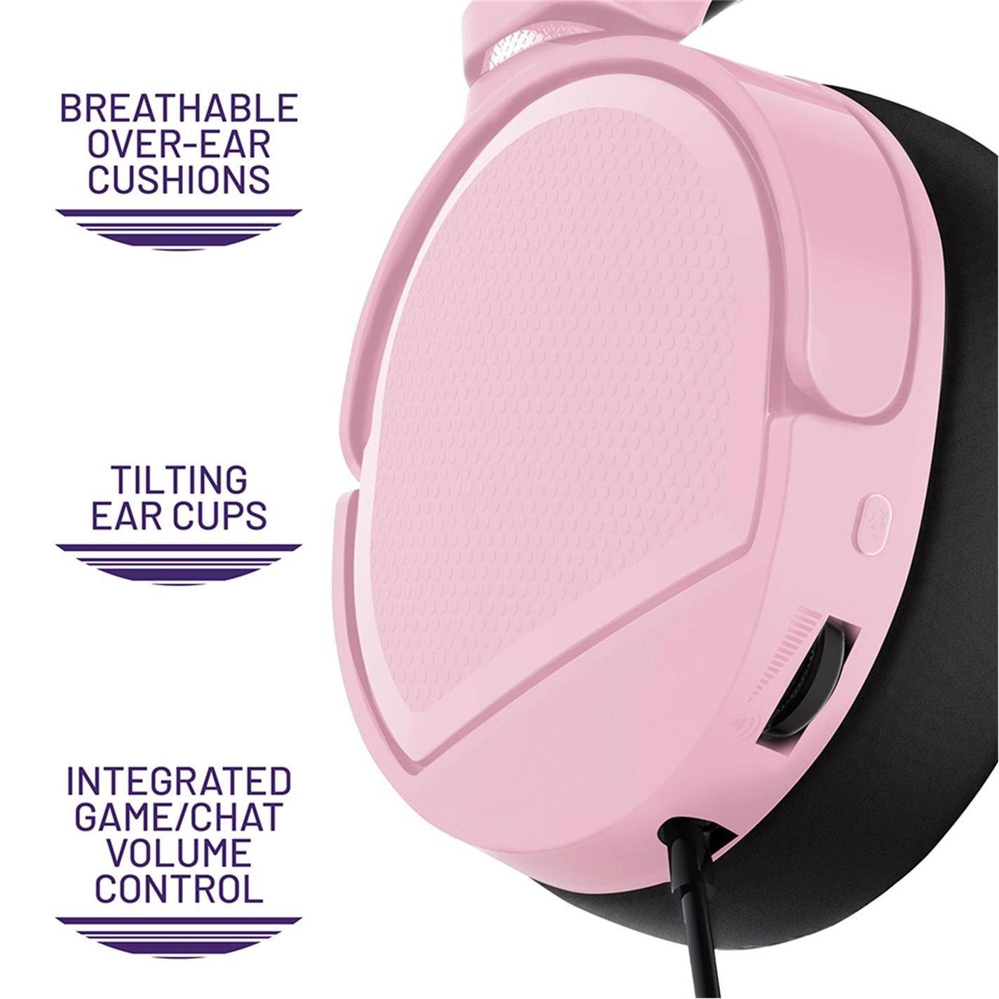 Stealth GAME PANTHER Gaming Headset PS4 PS5 XBOX Switch And PC Blush