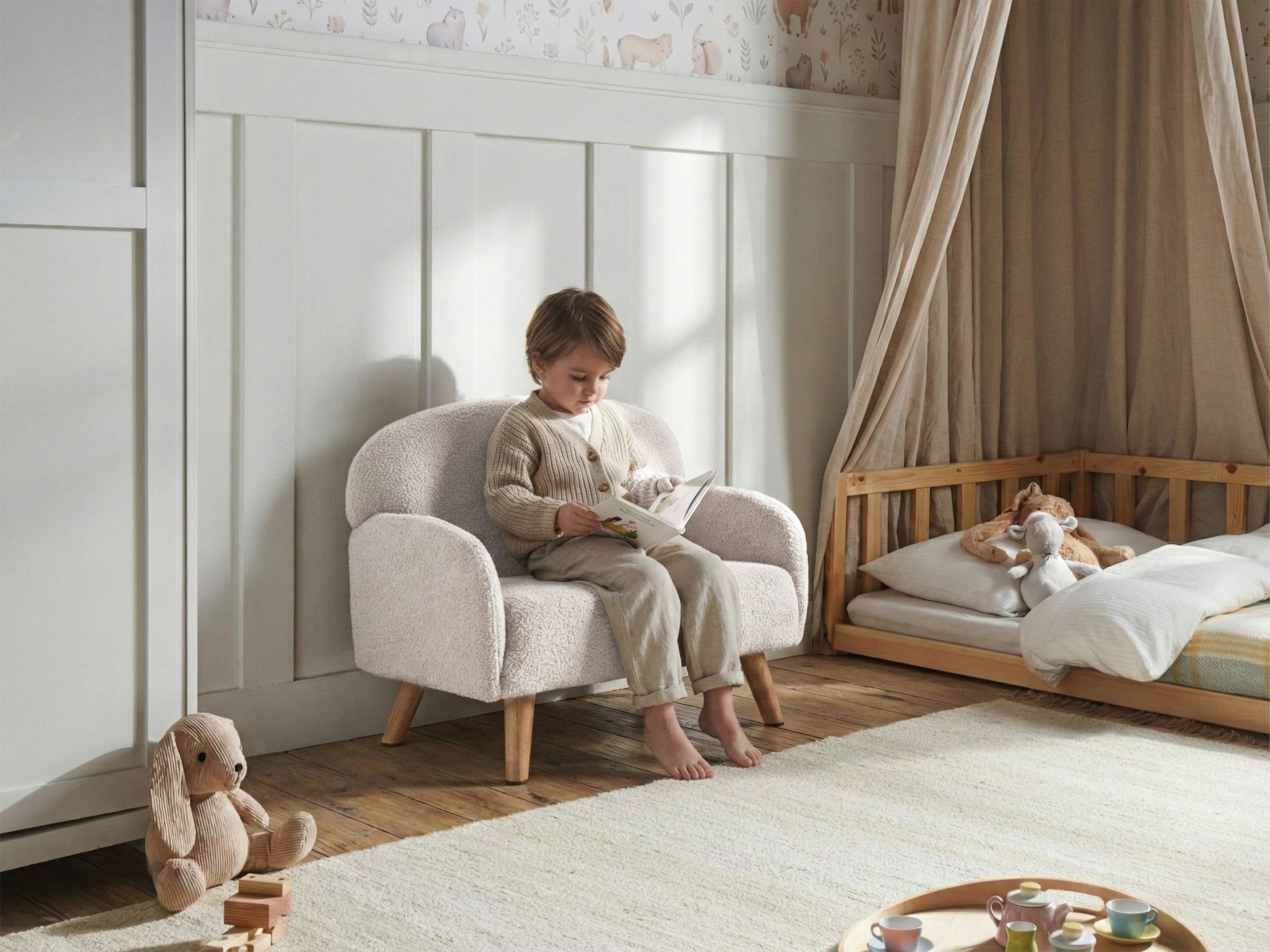 Kinderbank OTTAL Bouclé Beige