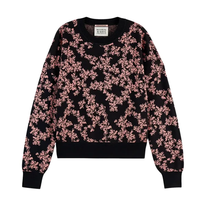 Scotch & Soda Jacquard Relaxed Sweater Dames
