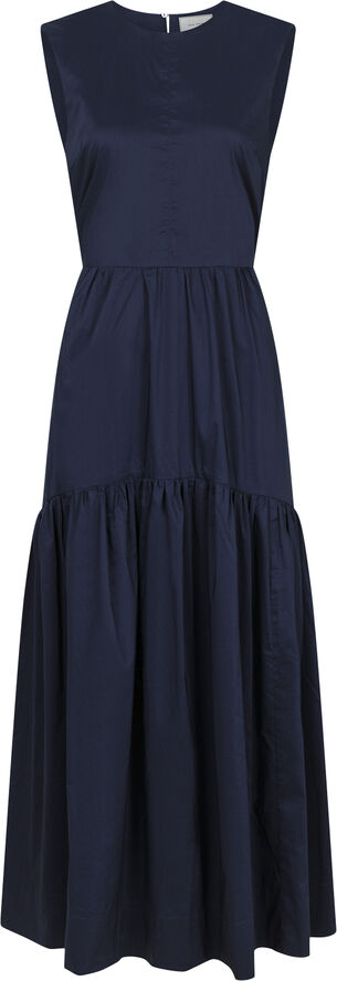 Neo Noir Eysha Poplin Dress Navy