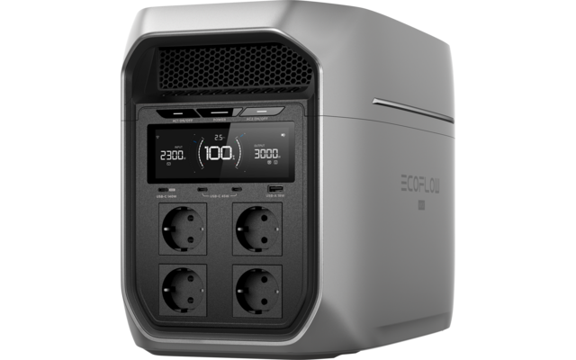EcoFlow Delta 3 Tragbare Powerstation 1 kWh 1.800 W