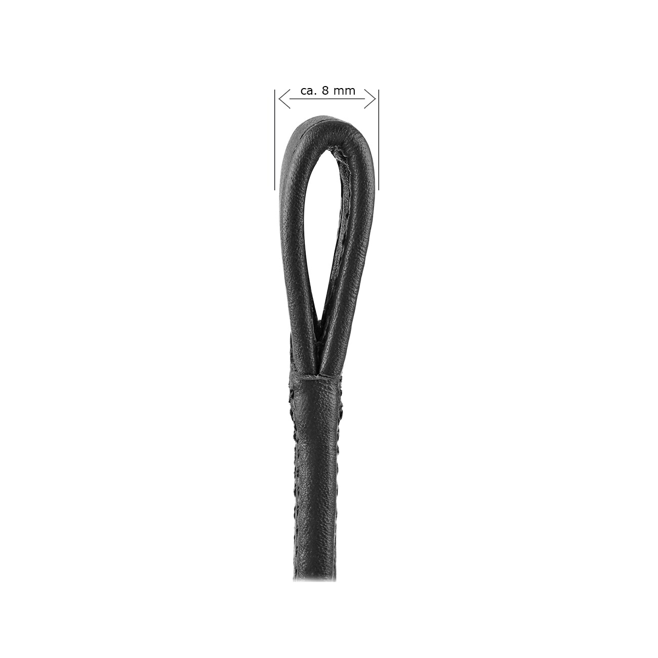 Equinate Slimline Mono Steigbügelriemen schwarz 80 cm