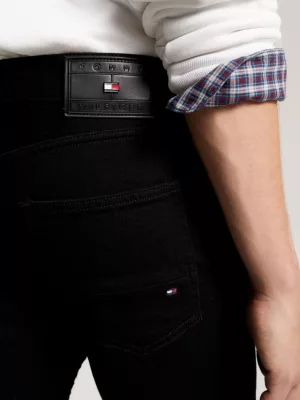 Calça jeans preta Houston Tapered