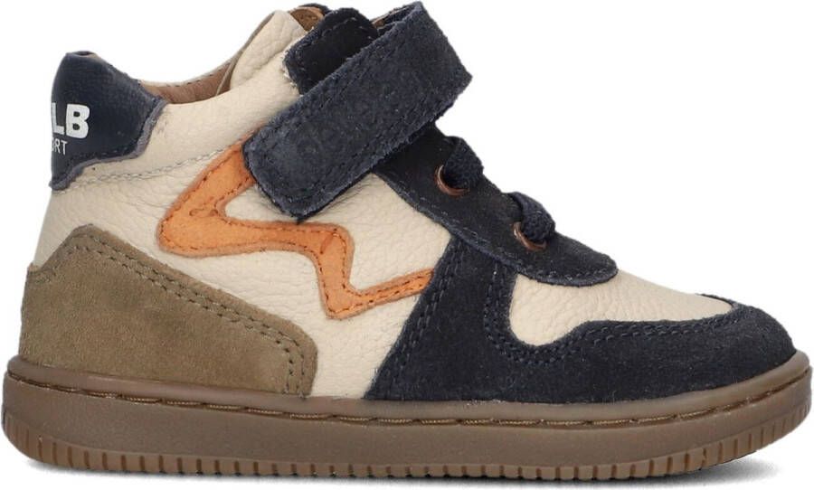 Develab 44343 Sneakers Unisex Leren Sneaker Blauw