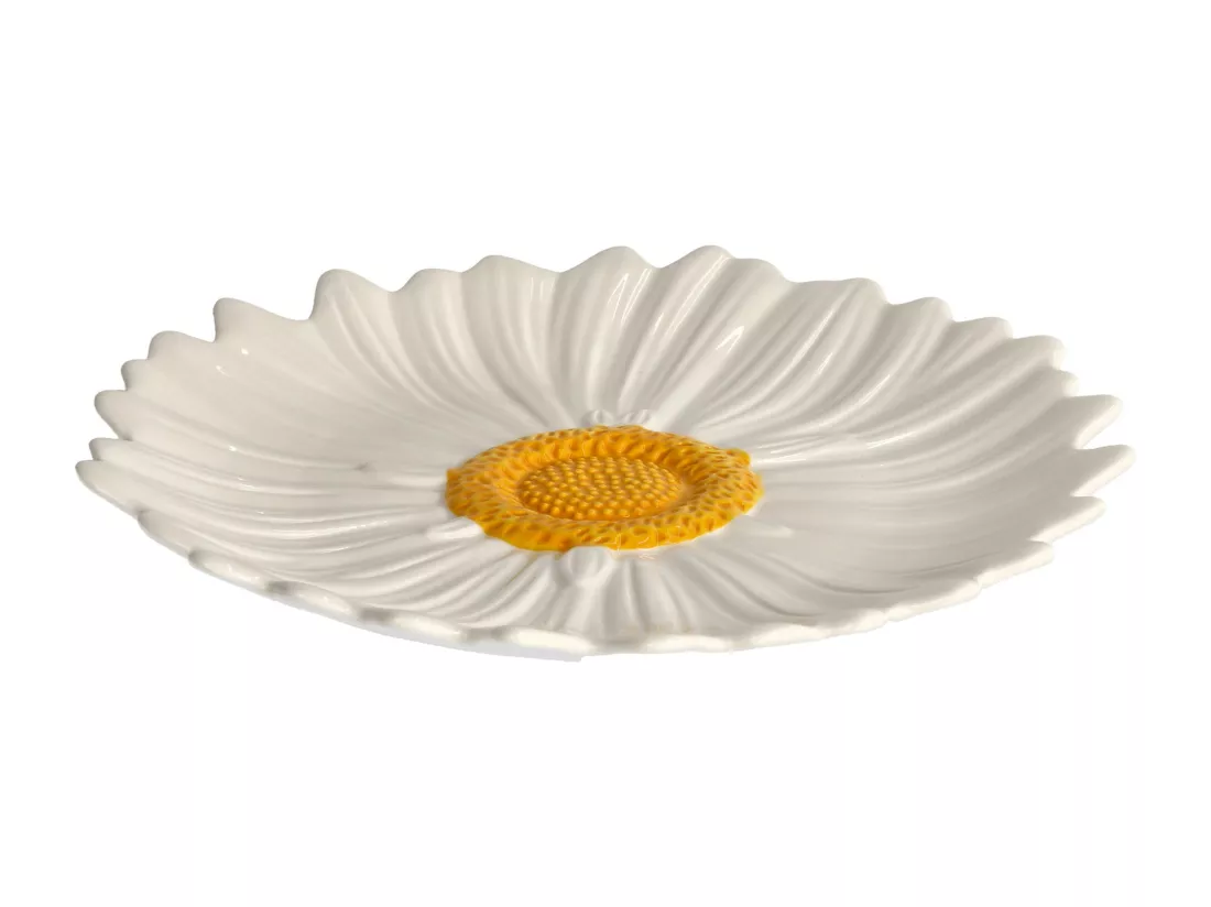 Plateau en Porcelaine Fine Blanc Moyen 24x24 cm