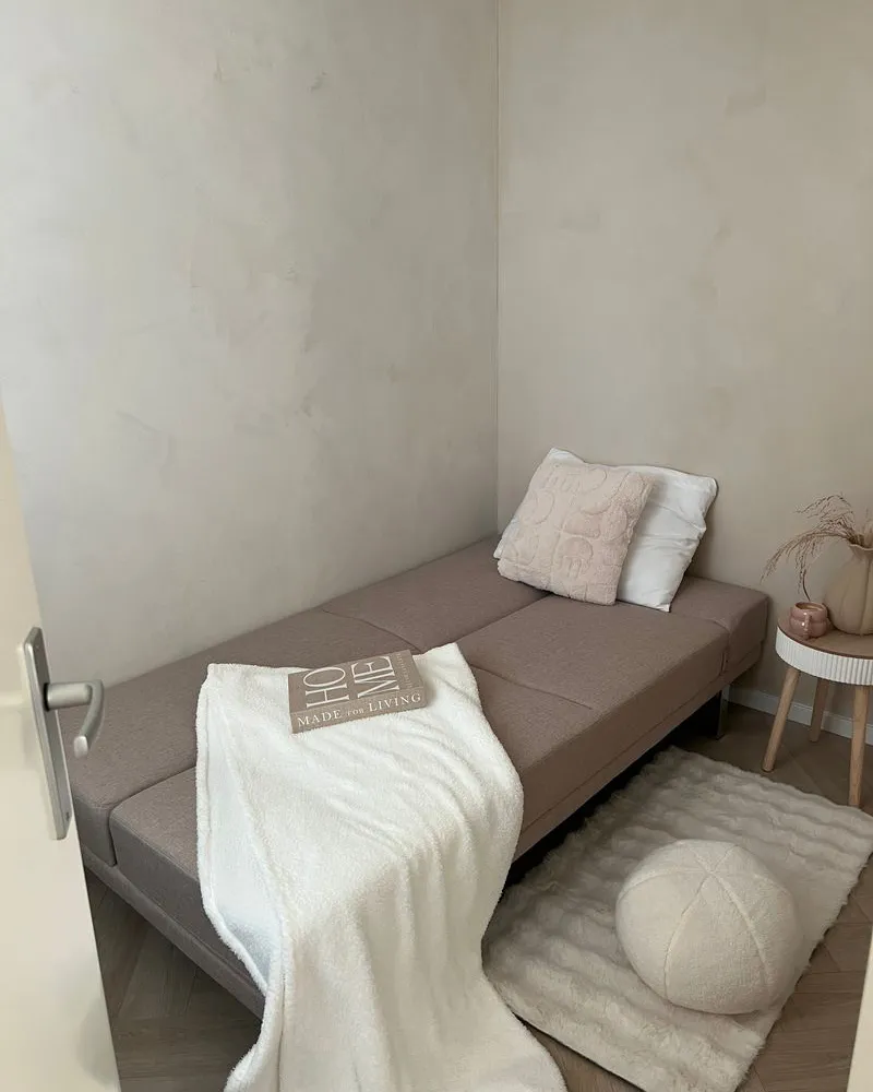 Slaapbank 2-zits YORK Stof Beige