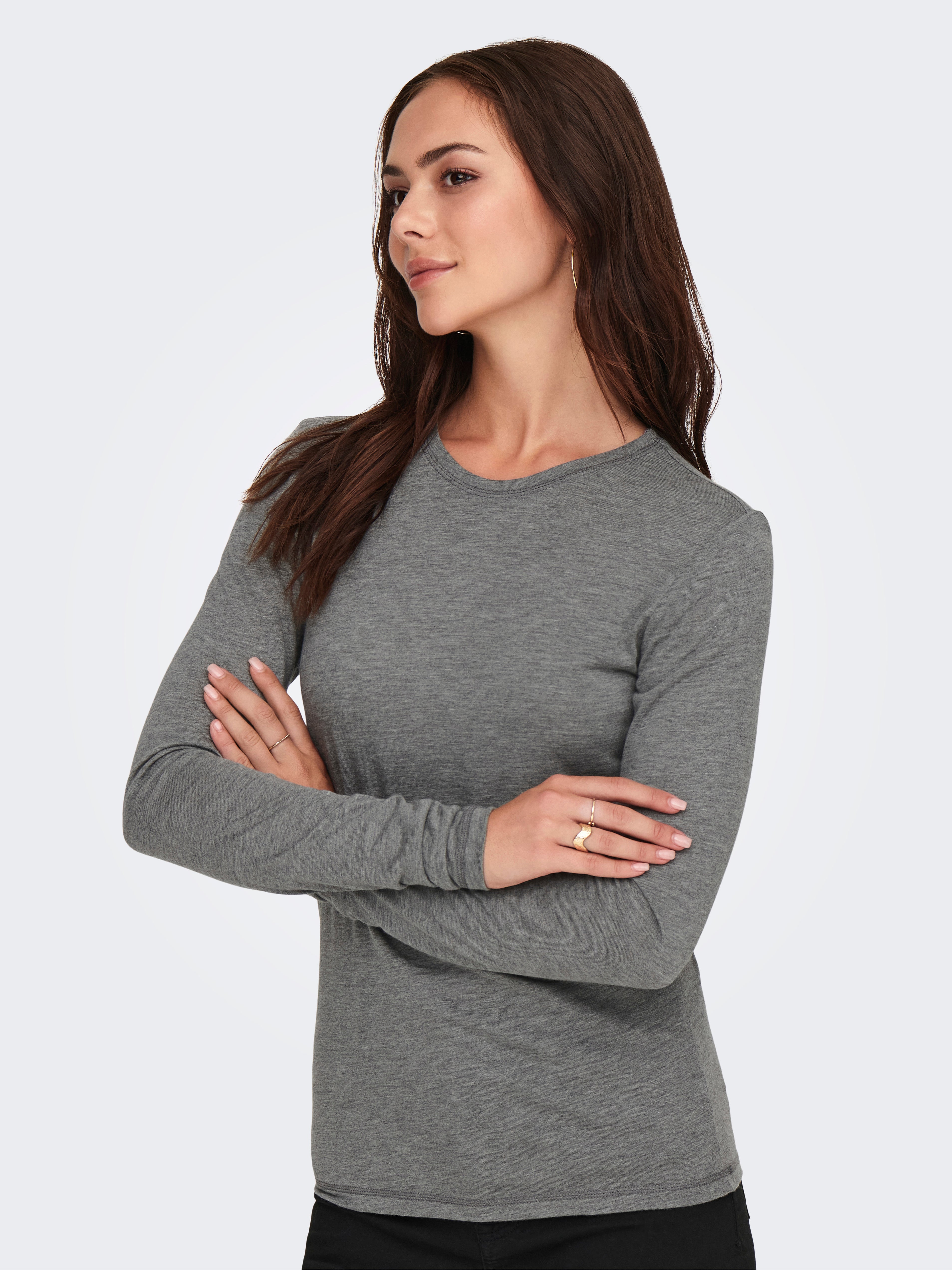 JDYSUMA Top Medium Grey Melange
