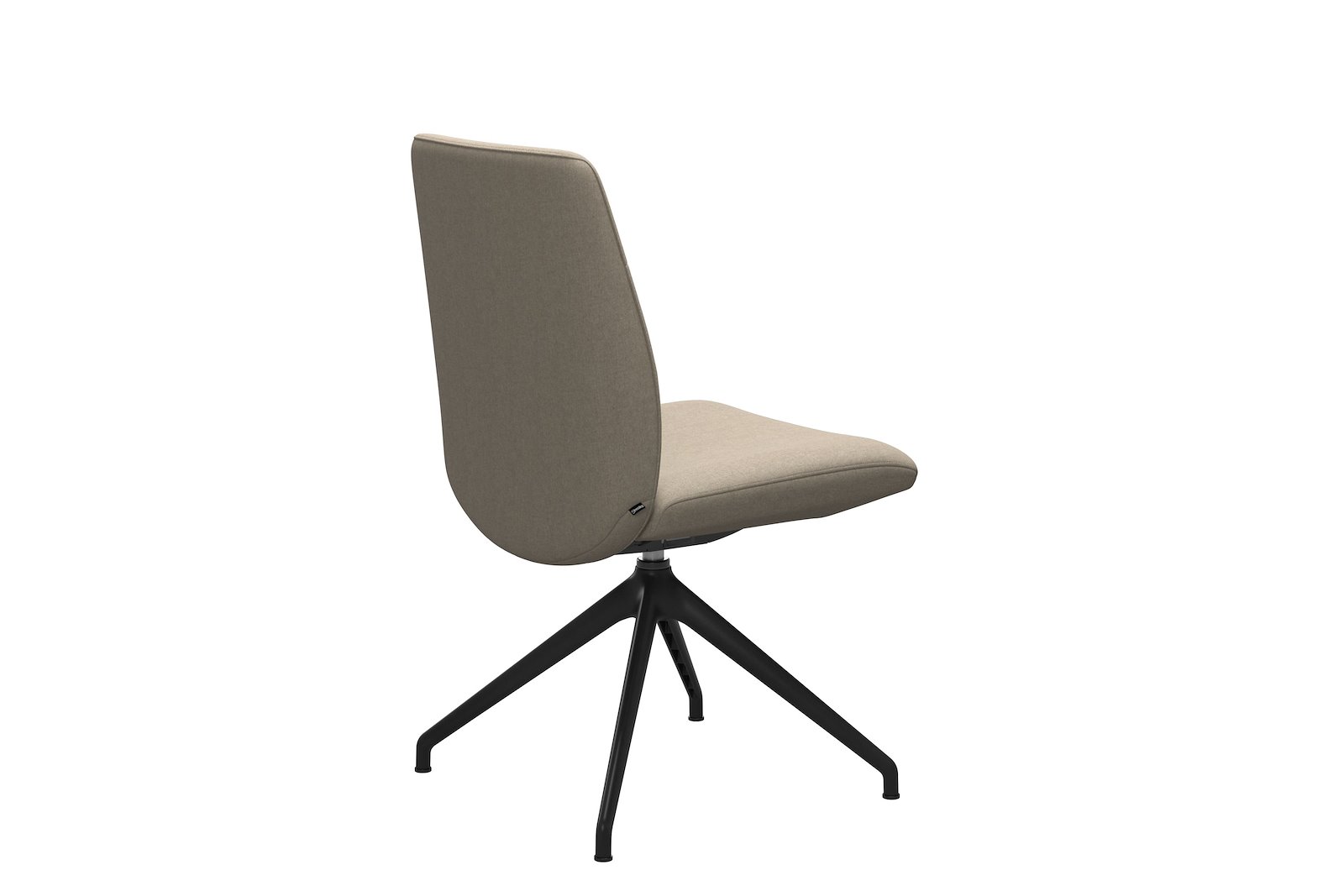 Chilli spisestol Tekstil Calido - Light Beige - Sort