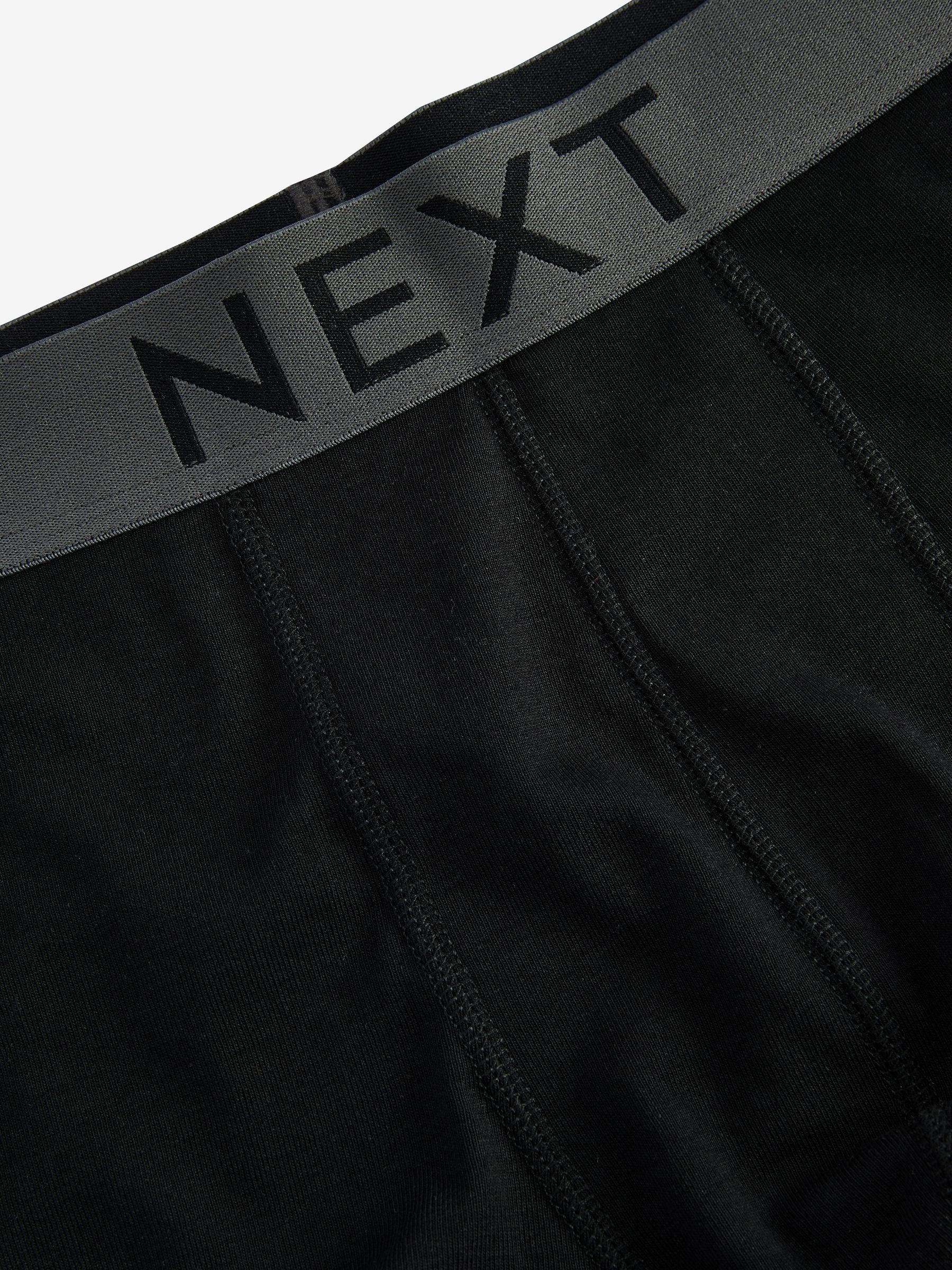Zwart - Verpakking van 4 - Hipster boxershorts van 100% katoen