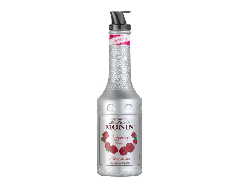 Monin Fruchtpüree Le fruit de Himbeer 1 l Gebrauchsfertiges Fruchtmark mit Himbeergeschmack