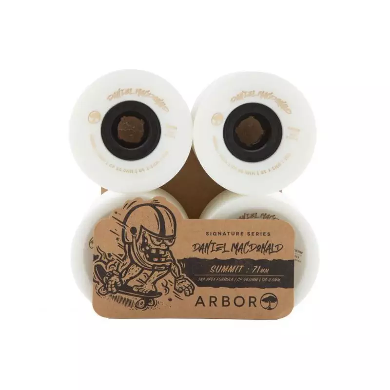 Roues skate ARBOR Summit Daniel MacDonald 78a White 71mm