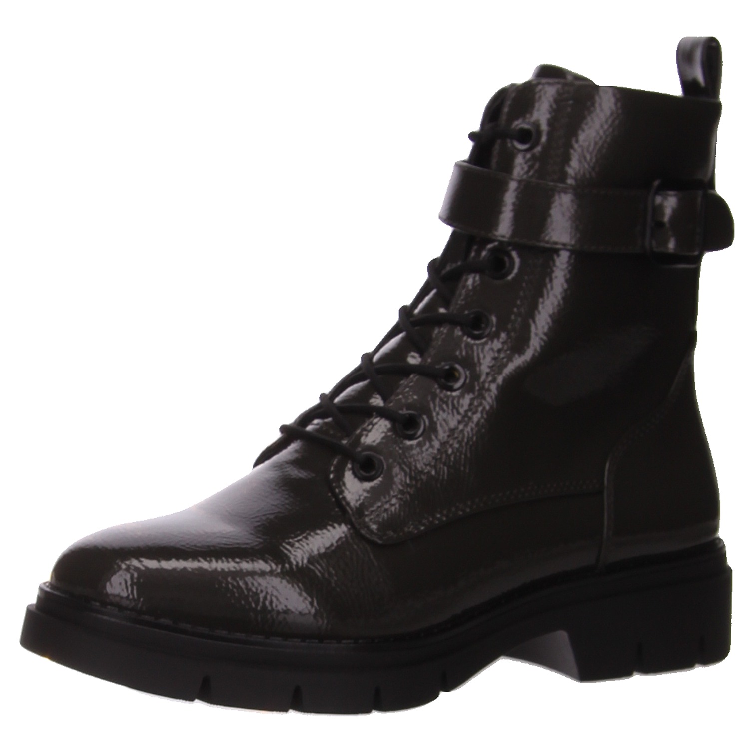 Tamaris Schnürboots oliv grün
