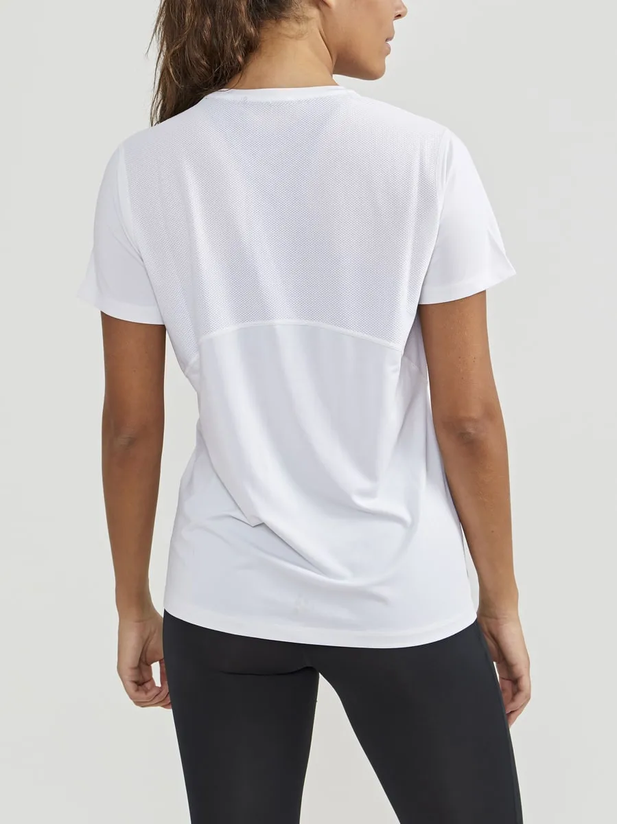 Craft Women's Adv Essence Short Sleeve Tee White