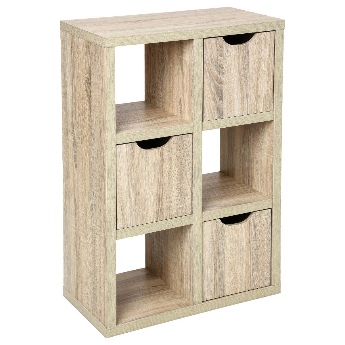 MEUBLE 6CUBES 3 PORTES BIVOAK