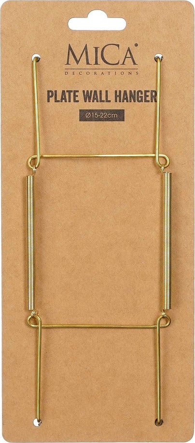 Mica Decorations decoratiebordhanger goud 19 x 7,5 x 1,5 cm