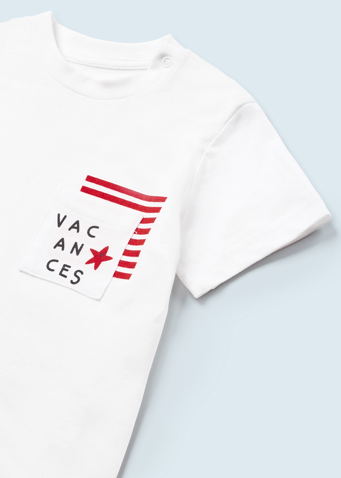 Conjunto de duas peças com camiseta e maiô para bebê