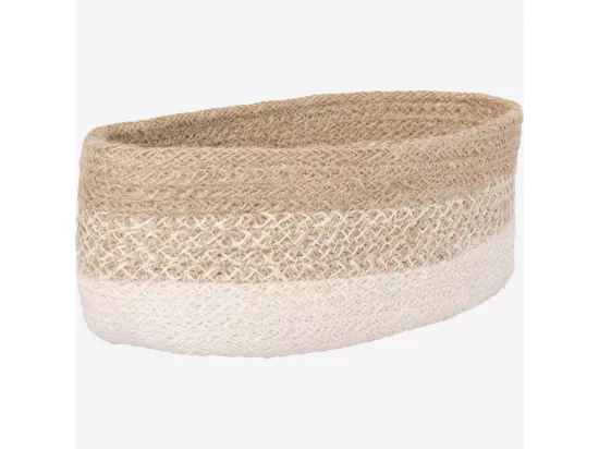 HABITAT - Corbeille à pain en jute tressé - Naturel - 25 x 13 cm (Lot de 5) - Ellen