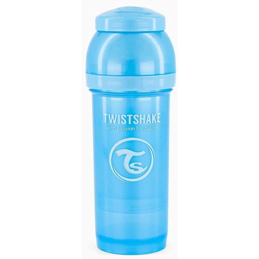 Twistshake Babyflasche Anti-Kolik ab 0 Monate 260 ml, Pearl Blue