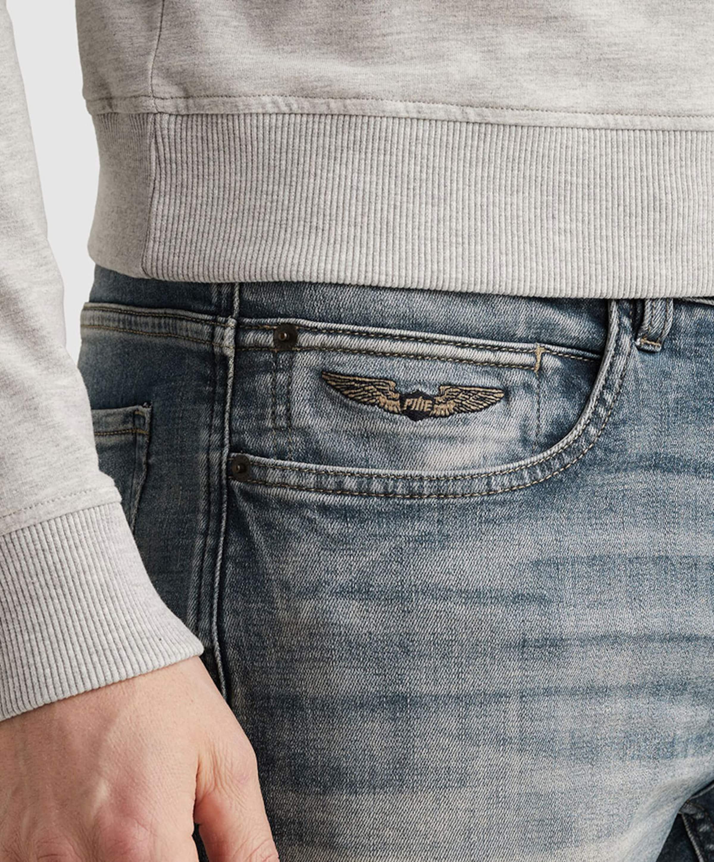 PME Legend WINGLOAD CROSS HATCH BLUE heren jeans blauw
