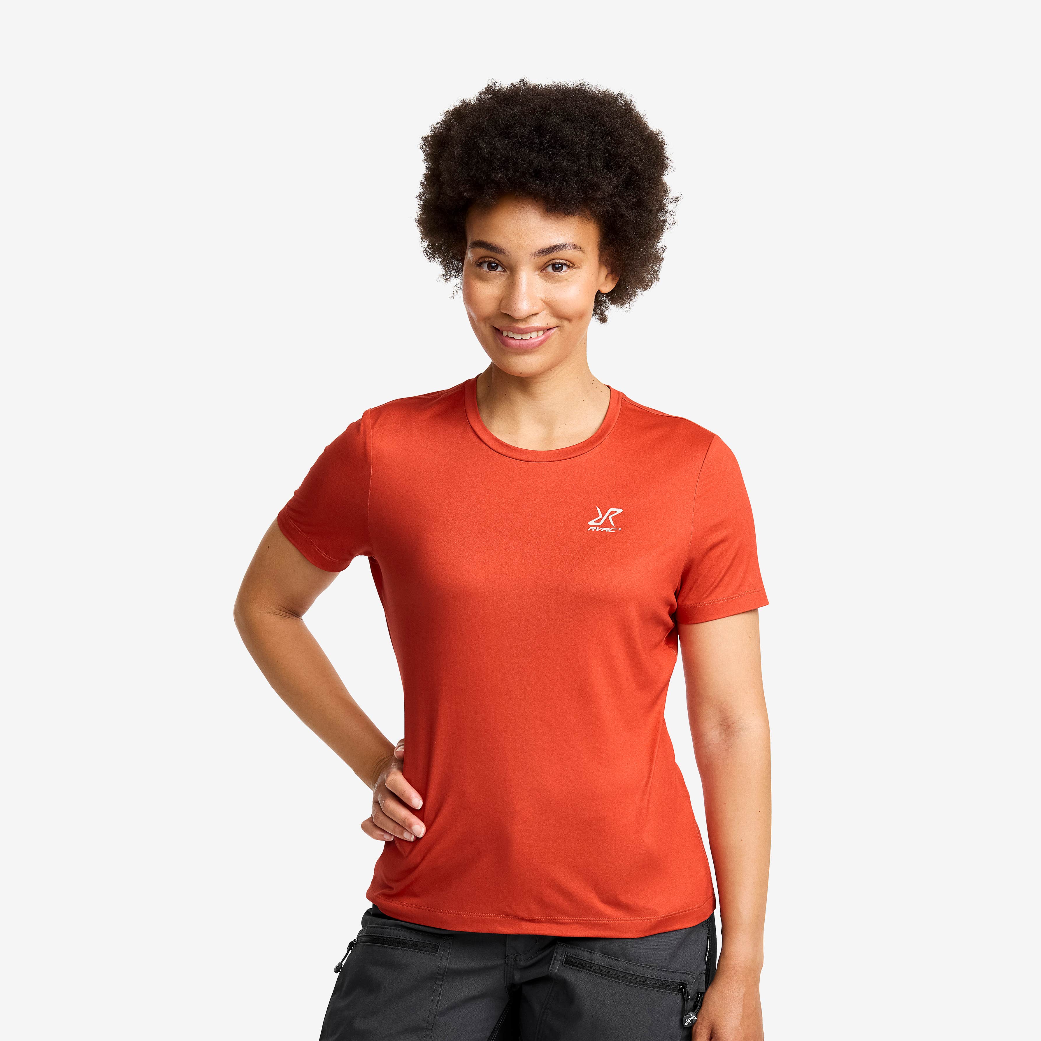 Mission T-shirt Dame Aurora Red