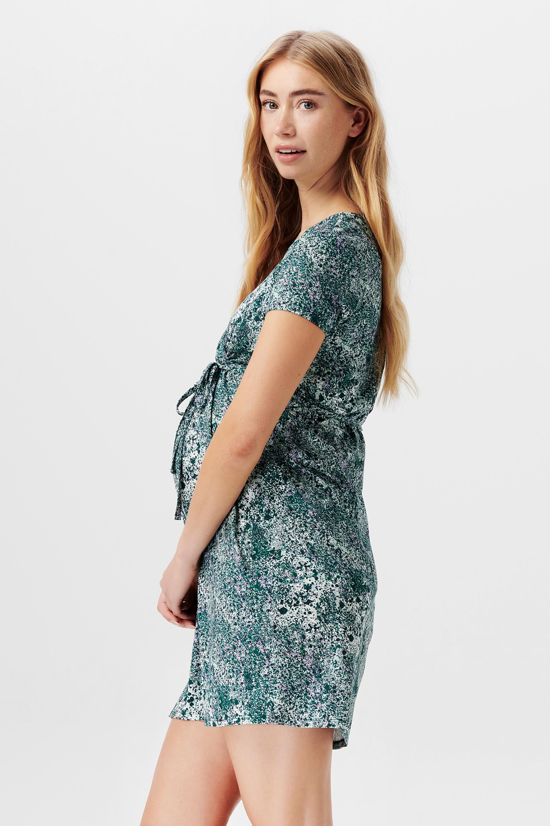 Robe en jersey à imprimé all-over