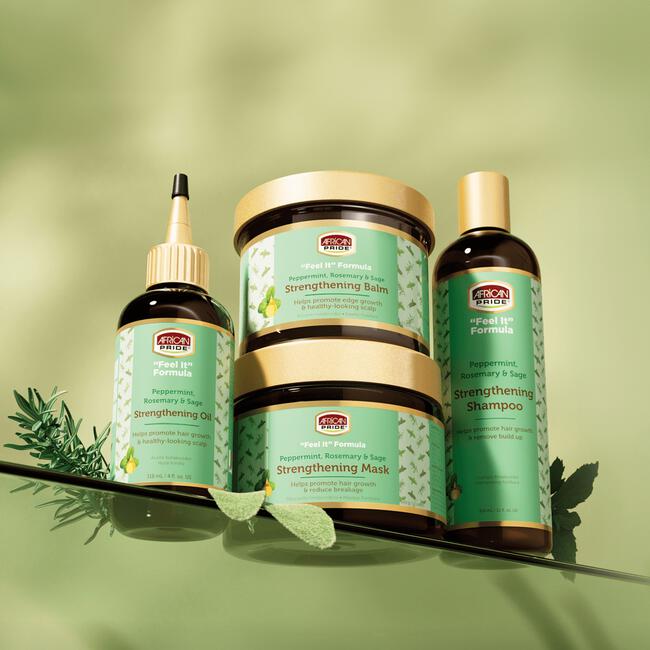 African Pride Peppermint, Rosemary en Sage Versterkende Shampoo