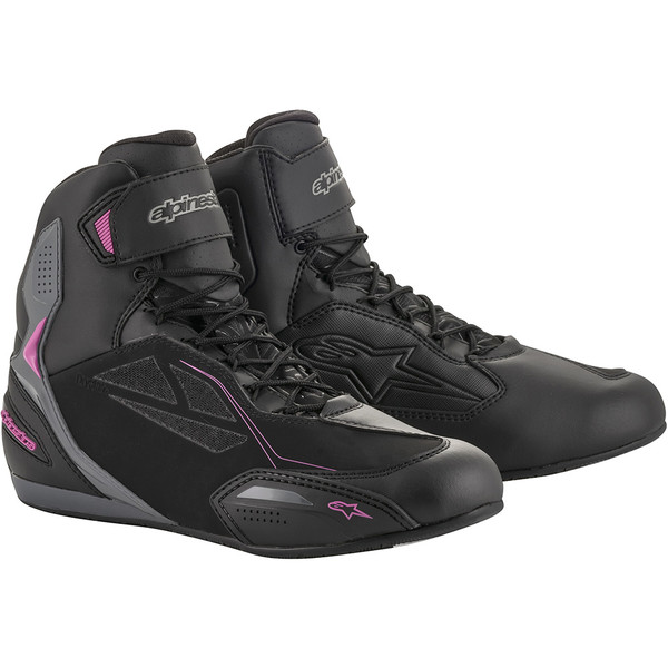 Alpinestars - Baskets Stella Faster-3 Drystar® Noir / Gris / Rose