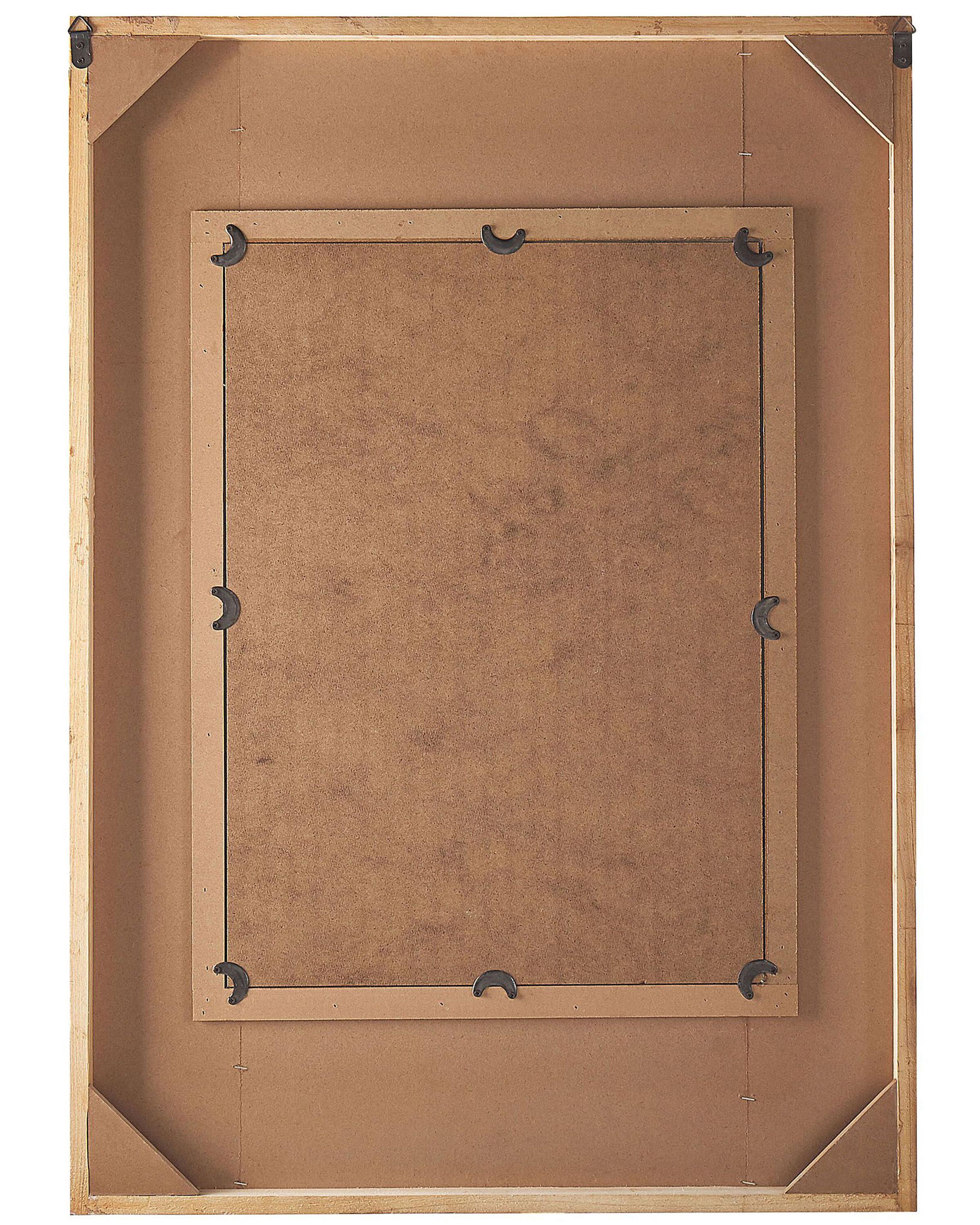 Wandspiegel HIZOTE 63 cm 90 cm Dennenhout Bruin
