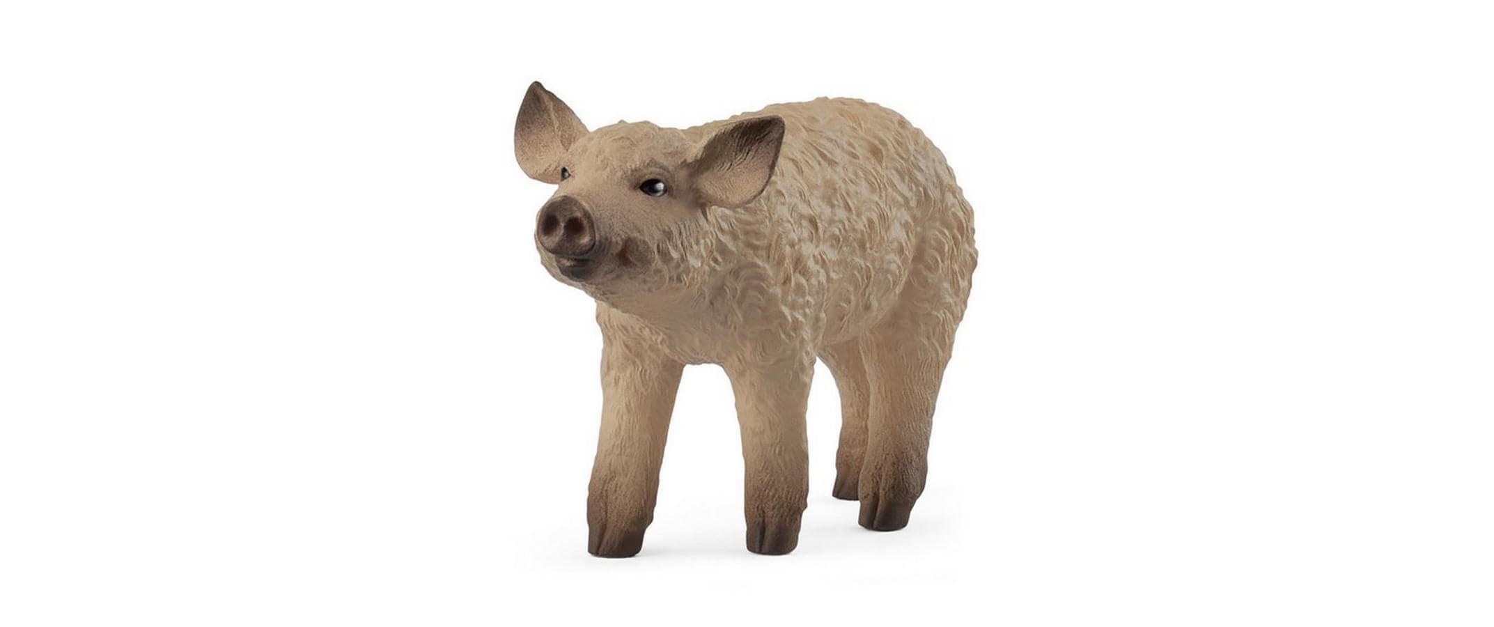 Spielzeugfigur Farm World Wollschwein FerkelHochwertige Tierfigur