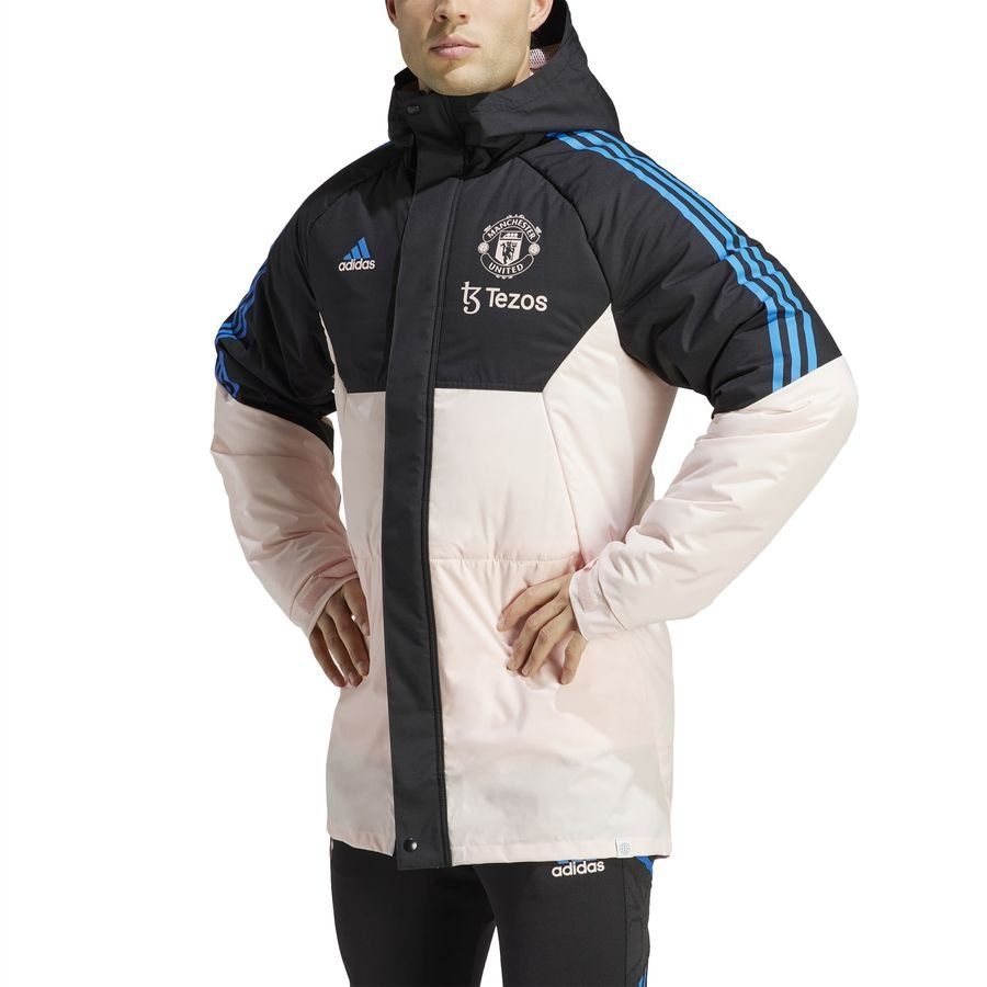 Manchester United Manteau d'Hiver Condivo 22 Stadion Parka - Noir/Rose/Bleu