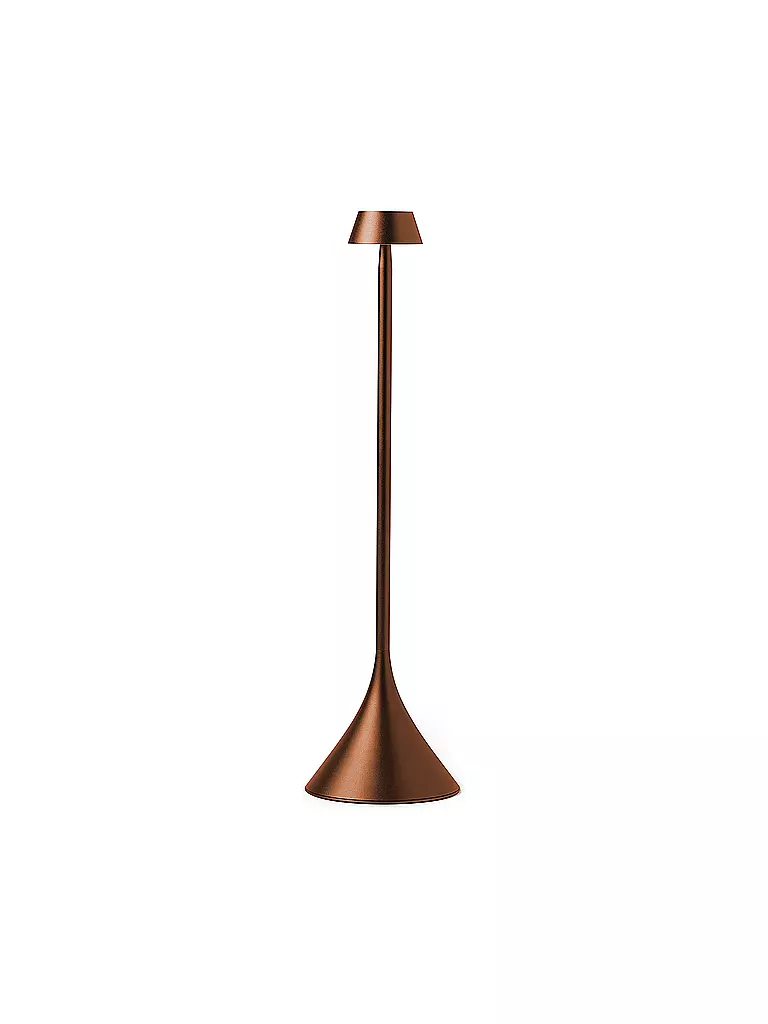 LEXON LED Lampe STELI 28,6cm Bronze kupfer