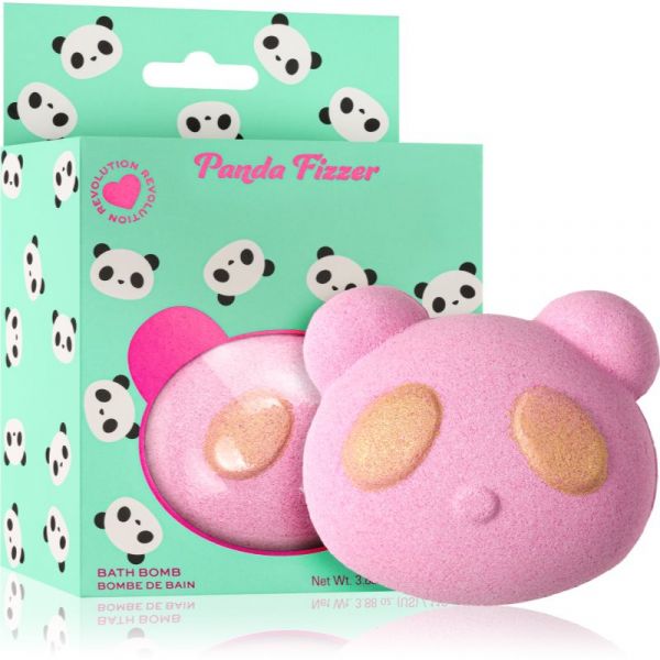 i Heart Revolution Bath Fizzer Panda Bomba de Banho com Aroma Cranberry & Vanilla 110 g
