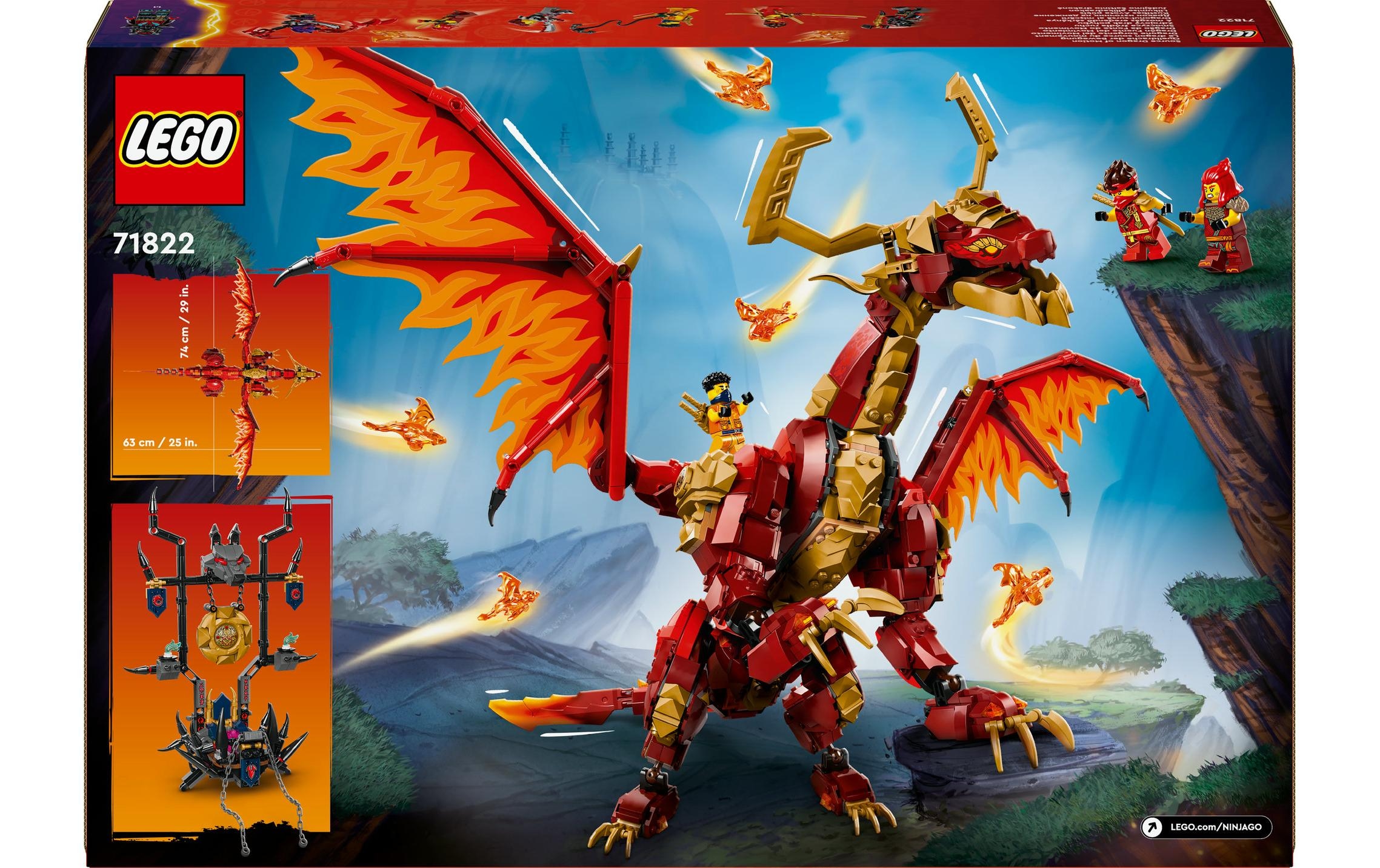 LEGO® Spielbausteine »Ninjago Quelldrache der Bewegung 71822«