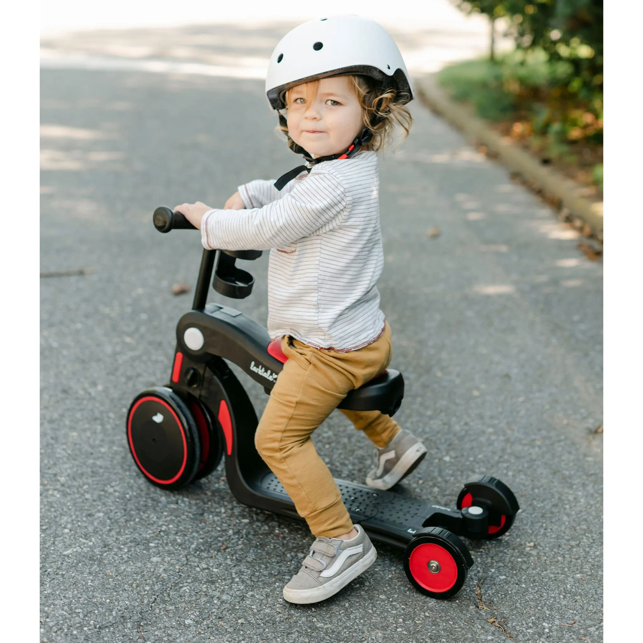 Larktale Trottinette 5 en 1 Scoobi™ - Rouge