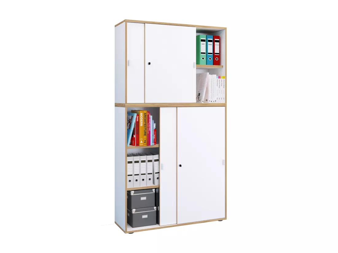 Armoire de bureau Salia 5f L100