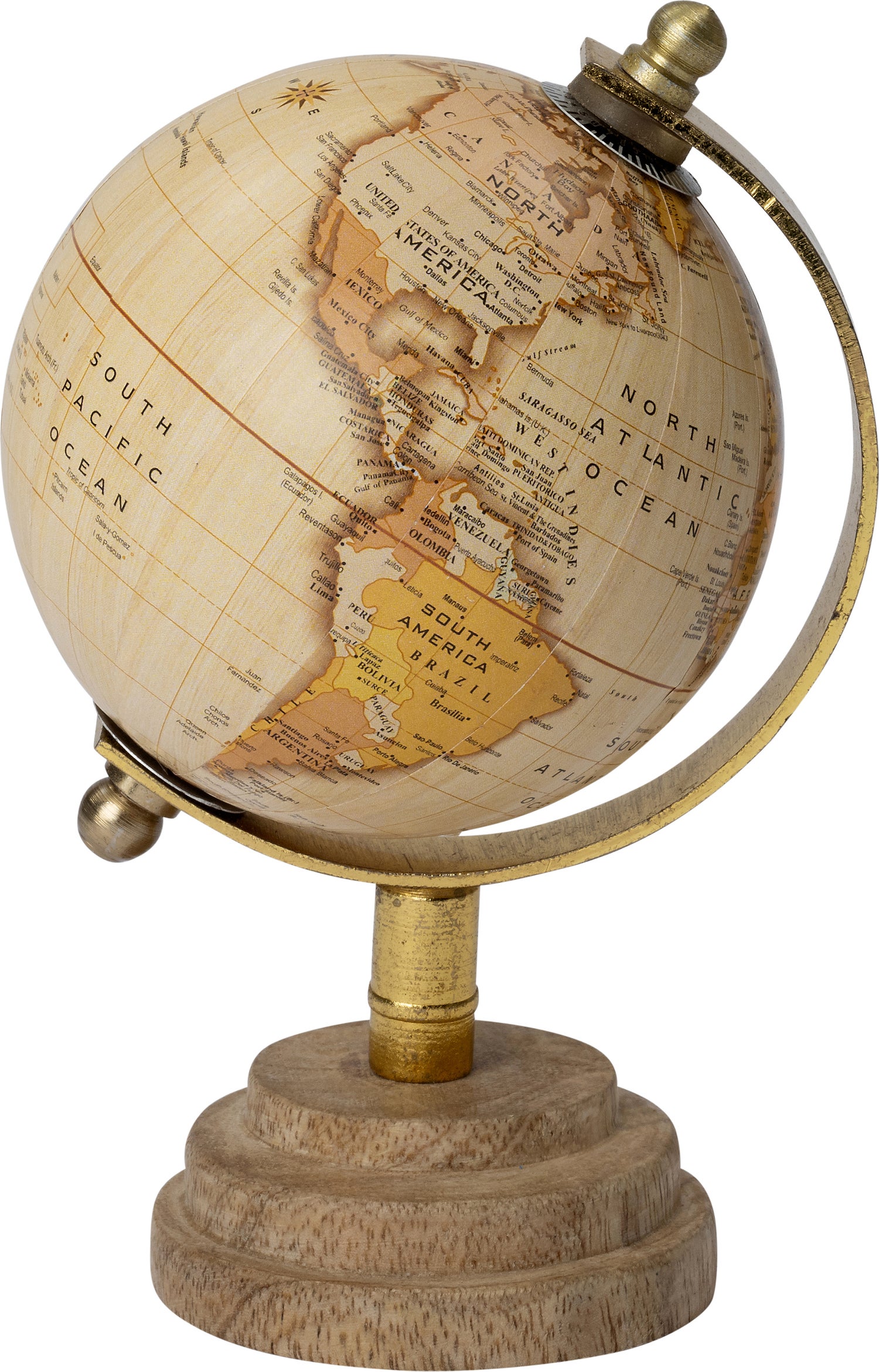Intratuin wereldbol Manu roze D 9,5 H 12 cm