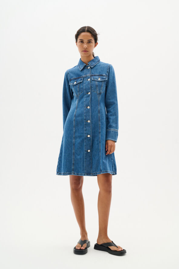 InWear SophinaIW Short Dress Washed denim
