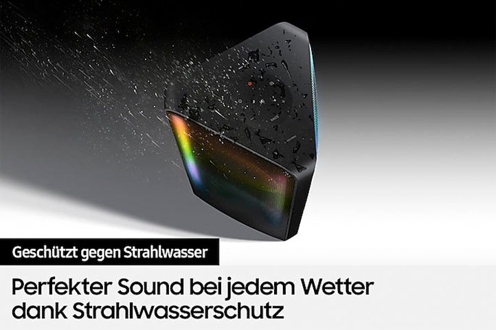 Samsung Party-Lautsprecher »MX-ST40B« 2.0 (Bluetooth Bass- und Lautstärkeregelung | Beleuchtungseffekte | DJ-Funktionen | Equalizer | Karaoke-fähig | MULTIPAIR | Wireless Party Connect 160 W)